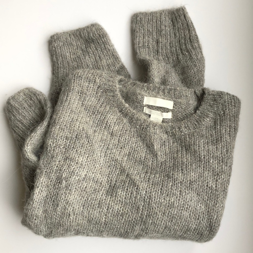 H&M oversized chunky Sz M Alpaca blend sweater 💜
